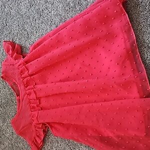 Wonder Nation Pink Ruffle Blouse
